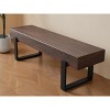 Vynxaria Universal Size 59" L Dining Bench Sturdy MDF and Metal Frame, Multipurpose for Kitchen/Hallway/Bedroom, Easy Assembly - 4 of 4