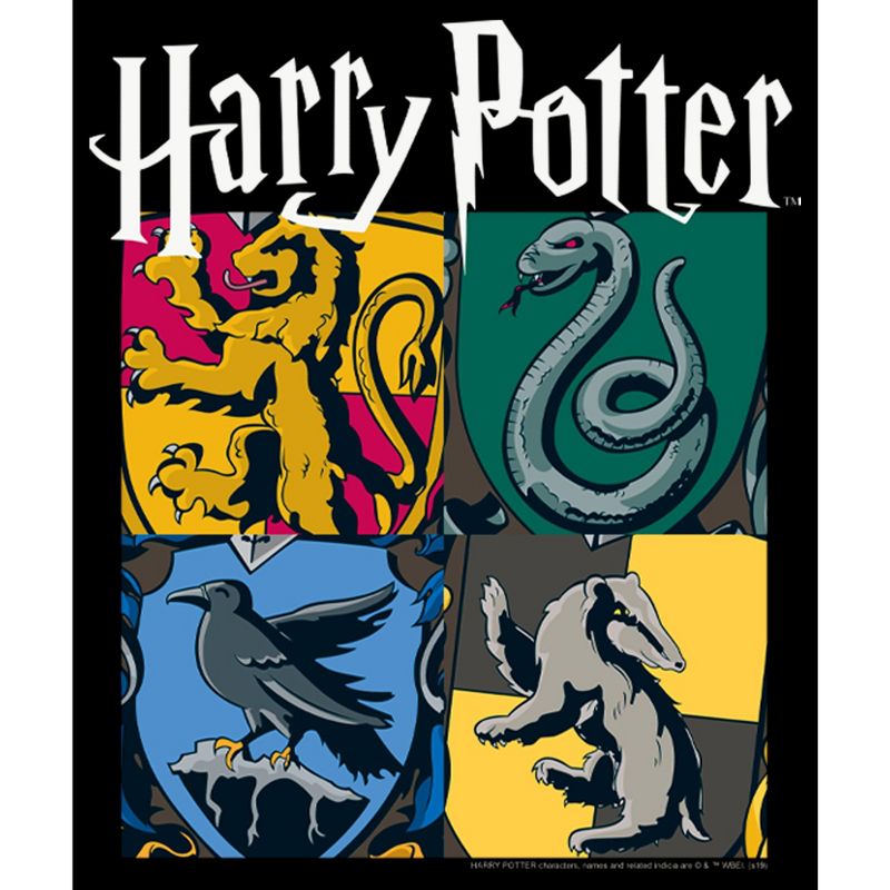 Men's Harry Potter Hogwarts Houses Vintage Collage T-Shirt, 2 of 6