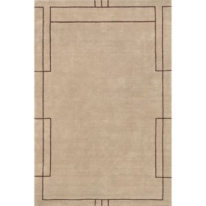 Arvin Olano x Rugs USA - Nile Bordered Wool-Blend Indoor Area Rug - 1 of 4