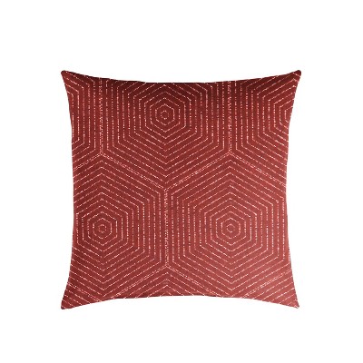 Target red throw clearance pillows