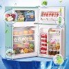 ZAFRO 3.2 Cu.Ft Mini Fridge with Freezer,Freestanding Compact Refrigerator with Freezer,Adjustable Temperature,2 Door Mini Fridge for Home,Dorm or RV - 4 of 4