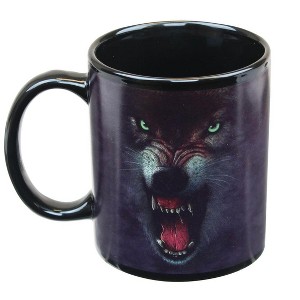 Just Funky Growling Wolf 11oz Coffee Mug - 1 of 2