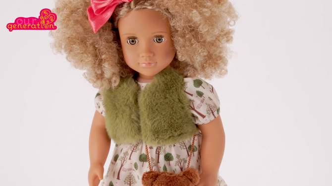Our Generation Addison 18&#39;&#39; Fashion Doll Goldilocks-Inspired Outfit &#38; Accessories, 2 of 6, play video