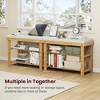 VYNXARIA 3 - Tier Bamboo Shoe Bench: Adjustable, Cushioned & Ideal for Multiple Spaces - 3 of 4