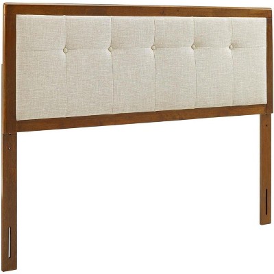 Modway Draper Tufted Full Fabric and Wood Headboard