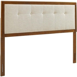 Modway Draper Tufted Full Fabric and Wood Headboard - 1 of 3