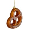 Northlight 4.5" Salted Soft Pretzel Glass Christmas Ornament - 4 of 4