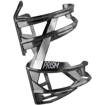 Elite SRL Prism Side-Entry Water Bottle Cage - Right, Carbon Glossy White Graphic