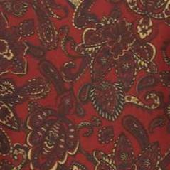 deep burgundy paisley