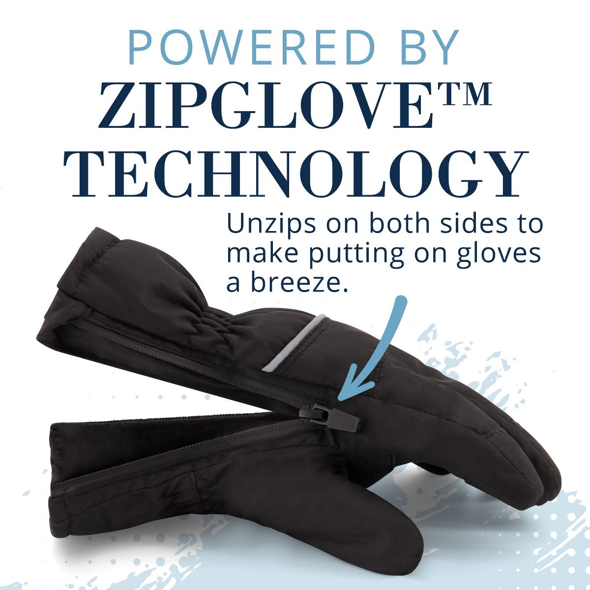 Andy & Evan Toddler Kids Zipper Gloves - thumbnail 4