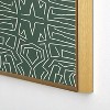 Marta Barragan Camarasa Abstract pattern linear stroke Metal Framed Art Print - Deny Desings - 3 of 3