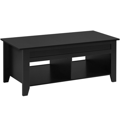 Yaheetech Lift Top Coffee Table With Storage & 2 Open Shelves For Living Room, Reception Room, Office
