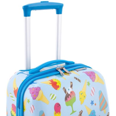 Kids' Ice Cream Print 5-Piece Hard Shell Spinner Luggage Set
