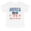 The Juniper Shop America Land of the Free Coquette Toddler Short Sleeve Tee - 2 of 4