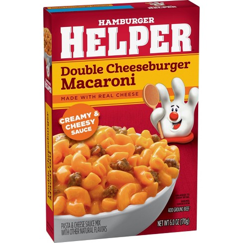 Hamburger Helper Double Cheeseburger Macaroni - 6oz : Target
