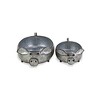 Cheung's Dottie Set of 2 Galvanized Metal Piglet Planters - 4 of 4