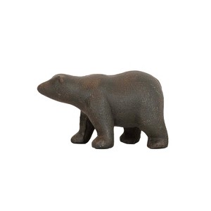 Standing Bear Decorative Black Cast Iron Figure Figurine - 1 of 4