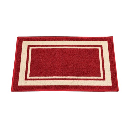 Collections Etc Classic Race Track Skid-resistant Accent Runner Rugs 20 ...