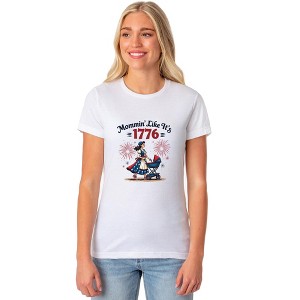 Mommin' Like It's 1776 Women's 4th Of July Short-Sleeve T-Shirt - 1 of 4