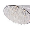 CWI Lighting Spring Morning 9 Light Drum Shade Flush Mount With Chrome Finish - 4 of 4