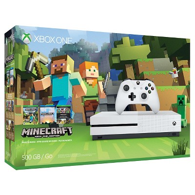 xbox one s with minecraft