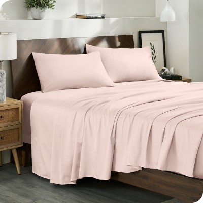 400 Thread Count Organic Cotton Sateen Bed Sheet Set by Bare Home