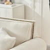 ORRD 86" Chenille 3-Seater Sofa with Wood Legs, Modern Rolled Arm Couch with Nailhead Trim for Living Room & Apartment - 2 of 4