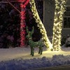 ProductWorks Indoor/Outdoor Artificial Pre-Lit Topiary Yard Decoration, Standing Deer, 32in - 3 of 3
