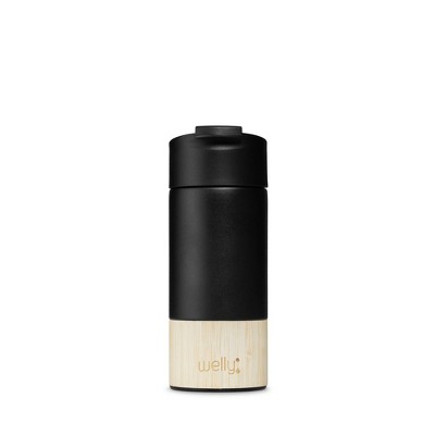 Welly 12oz Vacuum Insulated Stainless Steel Travel Mug with Flip Lid
