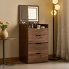 Vynxaria 3-in-1 Vanity Desk with Mirror & Lights - Compact Makeup & Storage Solution - 2 of 4