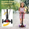 3 Wheel Kids Scooter, 3 Light Up Wheels, 4 Adjustable Height - ABEC-9 Bearings, Lean-to-Steer Kick Scooter, for Toddlers Boys & Girls Ages 3-8 - 2 of 4