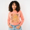 Simply Sage Market Fall Floral Glitter Garment Dyed Long Sleeve - 2 of 4