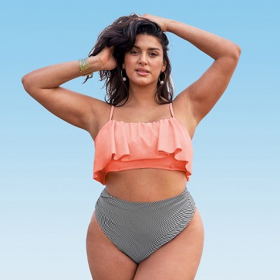 cute plus size high waisted bathing suits