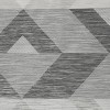 1pc 52"x84" Light Filtering Tristar Curtain Panel Beige/Light Gray - Habitat: Grommet Top, Jacquard, Indoor Use - 2 of 4