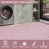 Modern Rug Runners for Hallways, Abstract Kitchen Runner Rugs Non Slip Bath Runner, Rainbow Washable Runners Rug - 4 of 4