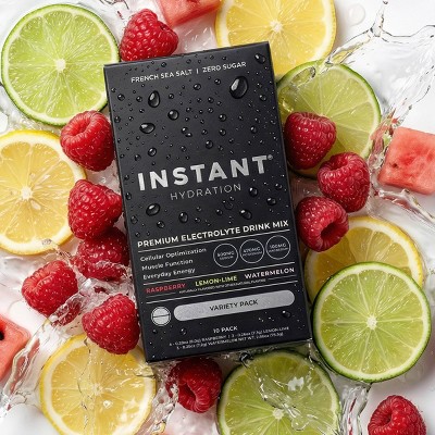 Instant Hydration Variety Pack Electrolyte Drink Mix Sports Drink - 10ct/75.5gms