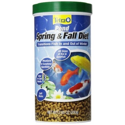 TetraPond Spring to Fall Transitional Pond Sticks Fish Food, 7 oz