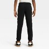 Boys' Pull-On "Glow In the Dark" Halloween Skeleton Sweatpants - Cat & Jack™ Black - 3 of 4