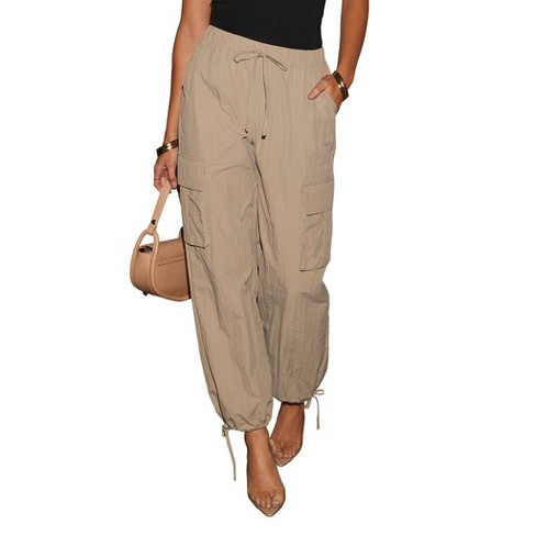 VICI Womens Ashtin High Waisted Nylon Cargo Pants - image 1 of 4