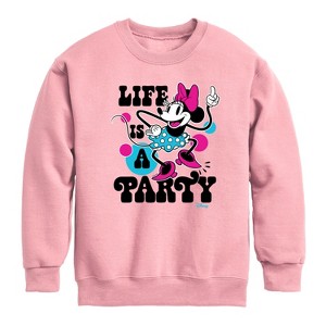 Boys' - Disney - Mickey & Friends Graphic Long Sleeve Fleece Sweatshirt - 1 of 4
