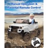 Coucheta 24V 2-Seater Licensed Toyota Ride-On w/ Parent Remote, 4.4MPH, 4x550W Motors, Lockable Doors, Spring Suspension, Adjustable Seat, MP3&Lights - 4 of 4
