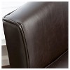 Aiden Bonded Leather Club Chair Brown - Christopher Knight Home - image 4 of 4