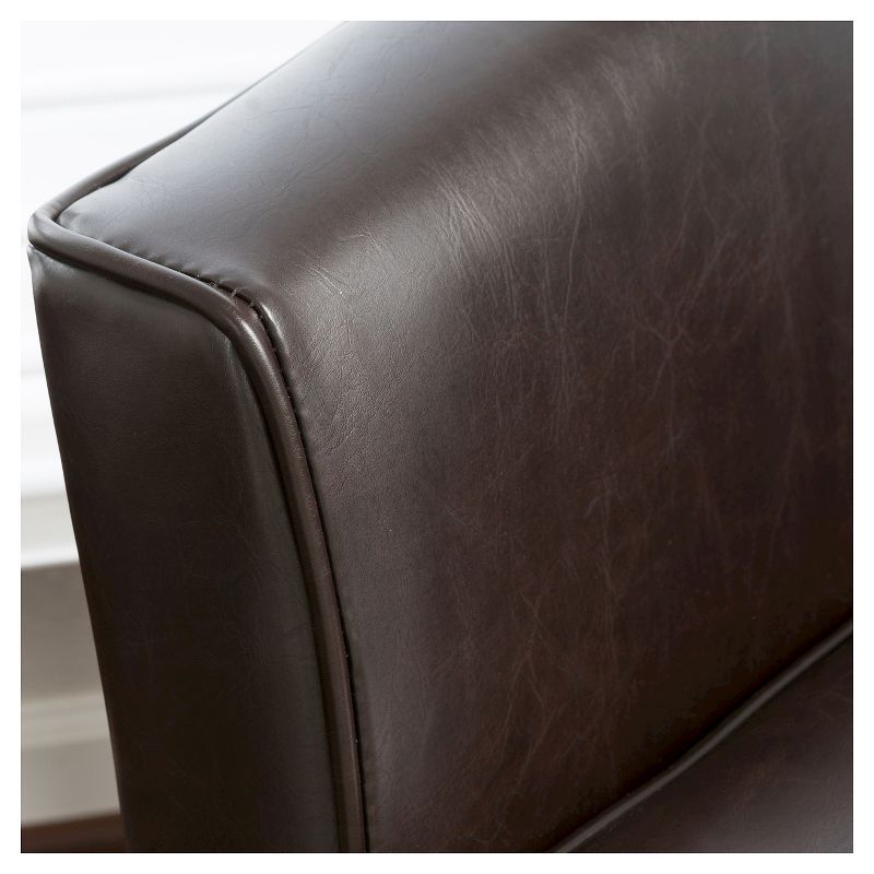 Aiden Bonded Leather Club Chair Brown - Christopher Knight Home, 5 of 7