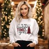 Simply Sage Market Women's Graphic Sweatshirt It's The Most Wonderful Time of The Year Plaid - 2 of 4