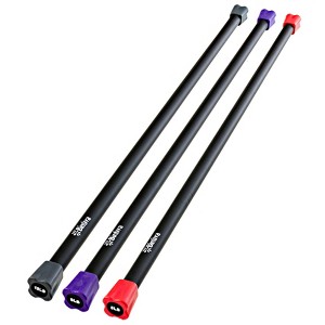 Bintiva Body Bar - Weighted Workout Bar Set - 5, 8, 12lb - 1 of 4