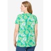 Woman Within Women's Plus Size Perfect Printed Short-Sleeve Crewneck Tee - 3 of 4