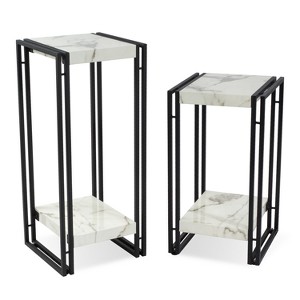 Urban Accent Table Marble - urb SPACE