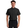INSPIRE CHIC Men's Short Sleeve Stretch Lightweight Business Solid Formal Button Down Shirts - 4 of 4