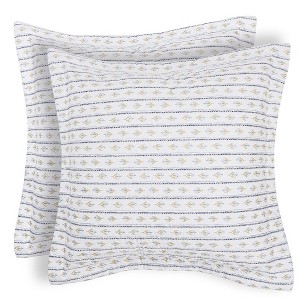 Alita Medallion European inspired Sham Set of 2 - Levtex Home - 1 of 3