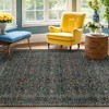 BAGOKIE 5' x 7' Vintage Botanical Washable Area Rug - 4 of 4